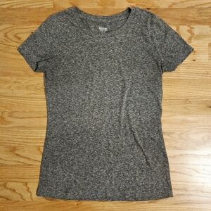 Mossimo Womens T-shirt in Heather Gray, Size S